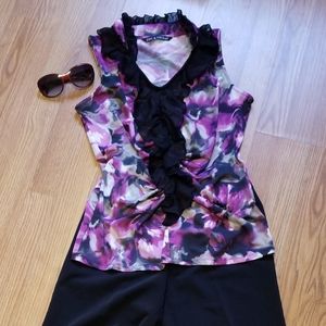 Zac & Rachel watercolor sleeveless top